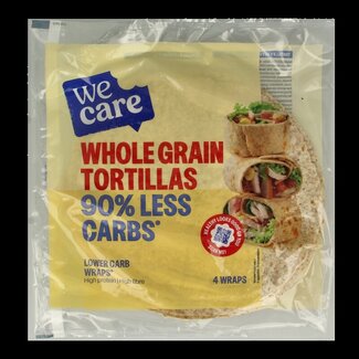WeCare WeCare Tortillas complètes à teneur réduite en calories et glucides 160 g