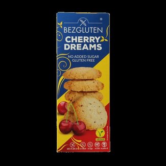 Bezgluten Bezgluten Koekjes kers zonder toegevoegde suiker glutenvrij 110 Gram