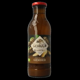 Schulp Schulp Krachtsap gembersap puur bio 750 Milliliter