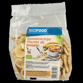 Biofood Biofood Bananenchips bio 250 Gram
