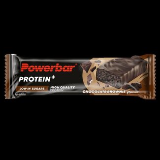 Powerbar Powerbar Protein+ bar low sugar chocolate brownie 35 Gram