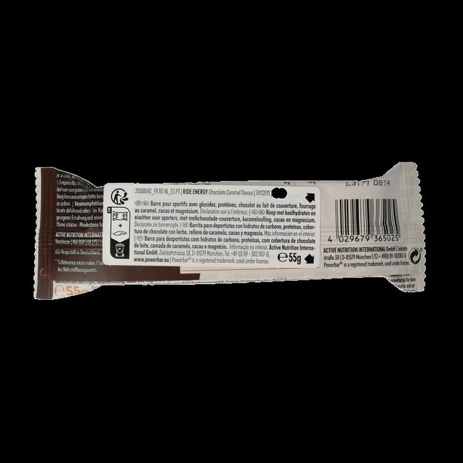 Barre énergétique Powerbar Ride chocolat caramel 55 g