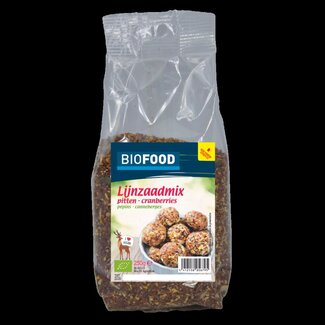 Biofood Biofood Mélange de graines de lin, graines et canneberges bio 250 Grammes
