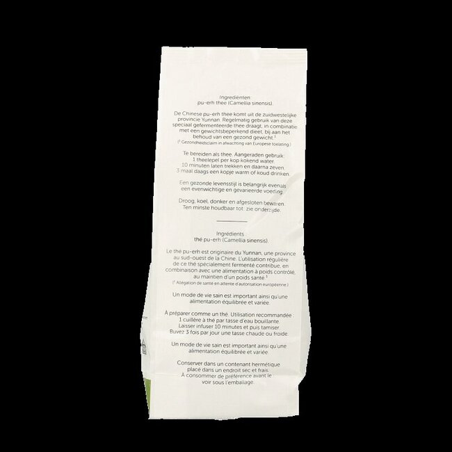 Jacob Hooy Thé Pu-erh 80 Grammes