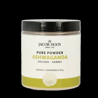 Jacob Hooy Jacob Hooy Pure powder ashwaganda 90 Gram
