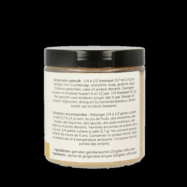 Jacob Hooy Gingembre en poudre pur 115 g