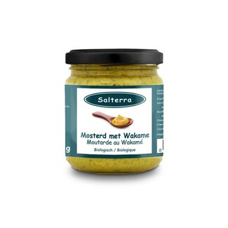 Salterra Salterra Mosterd met wakame bio 180 Gram