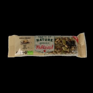 Taste Of Nature Taste Of Nature Vanilla walnut  bio 40 Gram