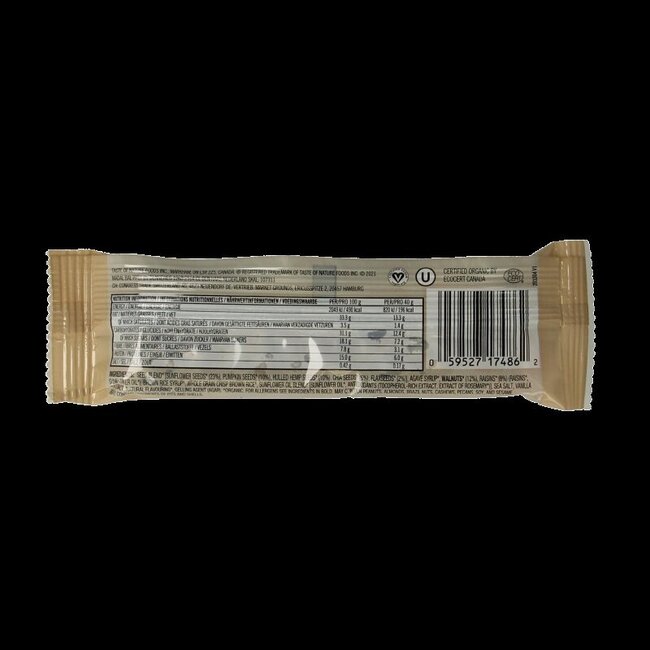 Taste Of Nature Vanille noix bio 40 g