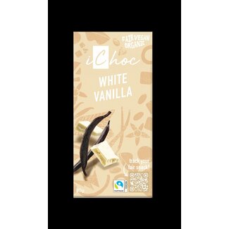 Ichoc Ichoc White vanilla vegan bio 80 Gram