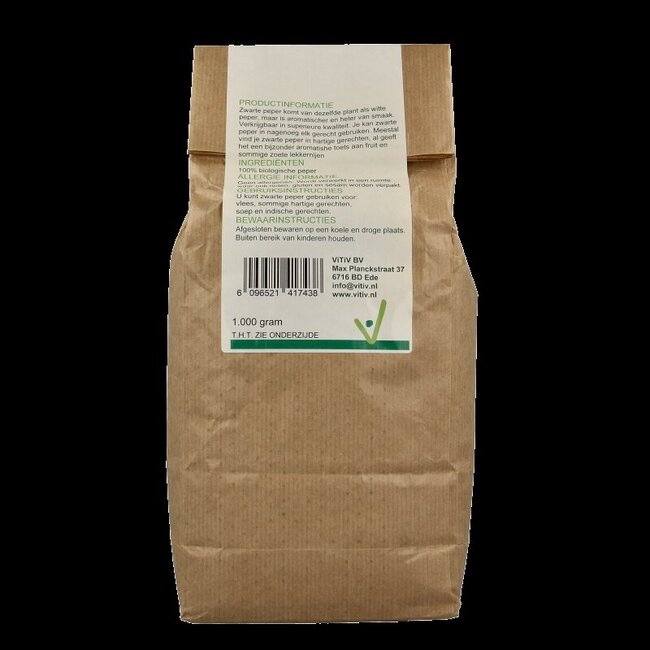 Vitiv Poivre noir moulu bio 1 kg