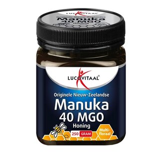 Lucovitaal Lucovitaal Manuka honing 40 MGO 250 Gram