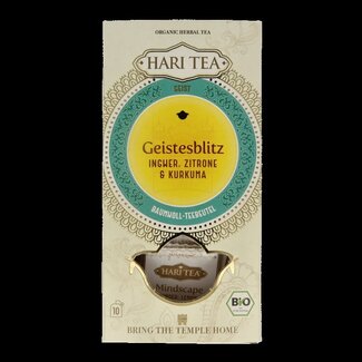 Hari Tea Hari Tea Ginger lemon & tumeric mindscape ginger bio 10 Stuks
