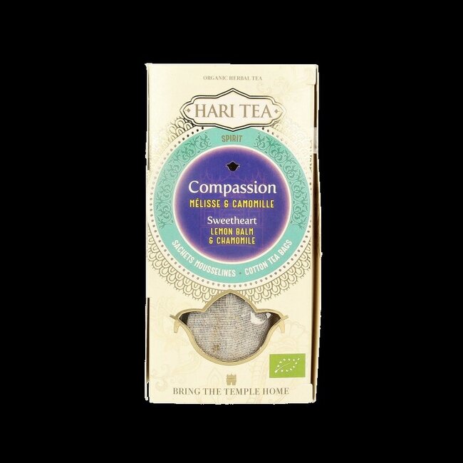 Hari Tea Lemon bal & chamomile sweetheart bio 10 Stuks