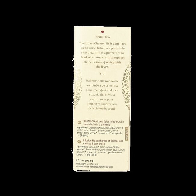 Hari Tea Lemon bal & chamomile sweetheart bio 10 Stuks