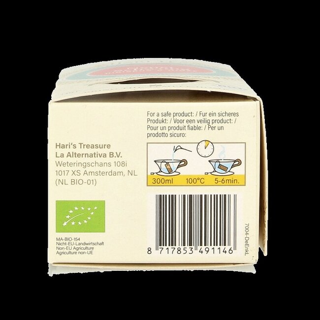 Hari Tea Hibiscus & mint new sensation bio 10 Stuks