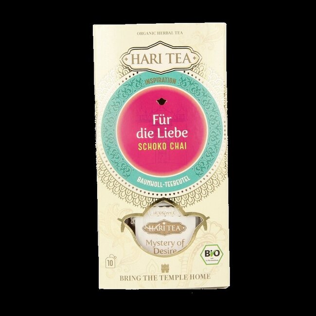 Hari Tea Choco chai mystère du désir bio 10 sachets