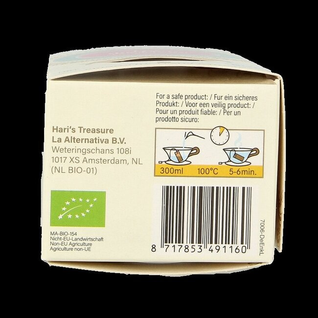 Hari Tea Choco chai mystère du désir bio 10 sachets