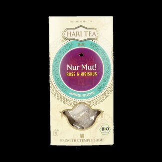 Hari Tea Hari Tea Rose & hibiscus face the moment bio 10 Stuks