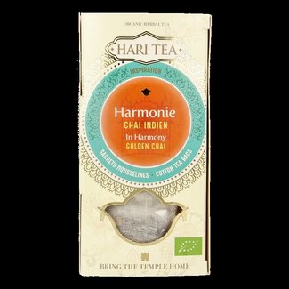 Hari Tea Hari Tea Golden chai in harmony bio 10 sachets