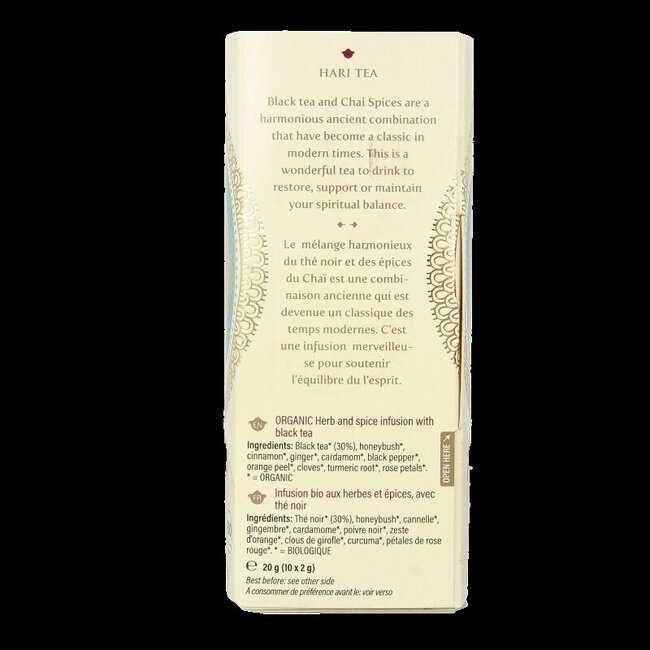 Hari Tea Golden chai in harmony bio 10 sachets