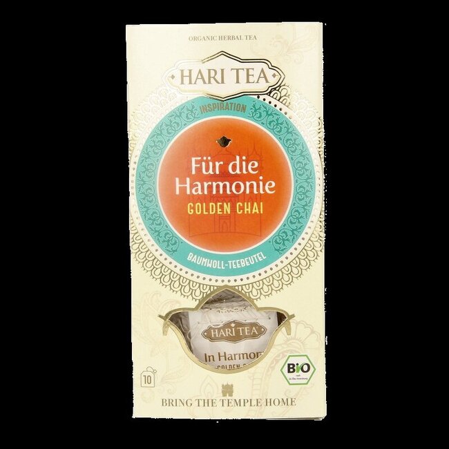 Hari Tea Golden chai in harmony bio 10 sachets