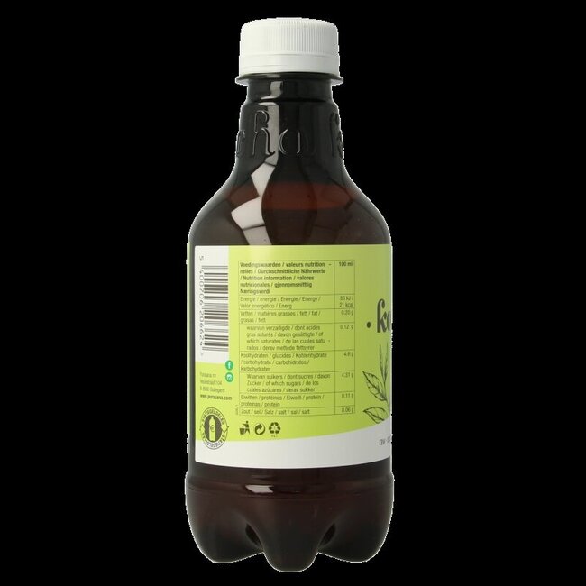 Purasana Kombucha matcha vegan bio 330 Milliliter