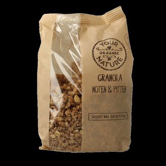 Your Organic Nature Granola noten en pitten bio 375 Gram