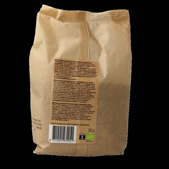 Your Organic Nature Granola noix et graines bio 375 g