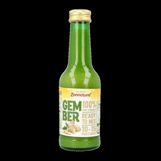 Zonnatura Zonnatura Gembersap bio 200 Milliliter