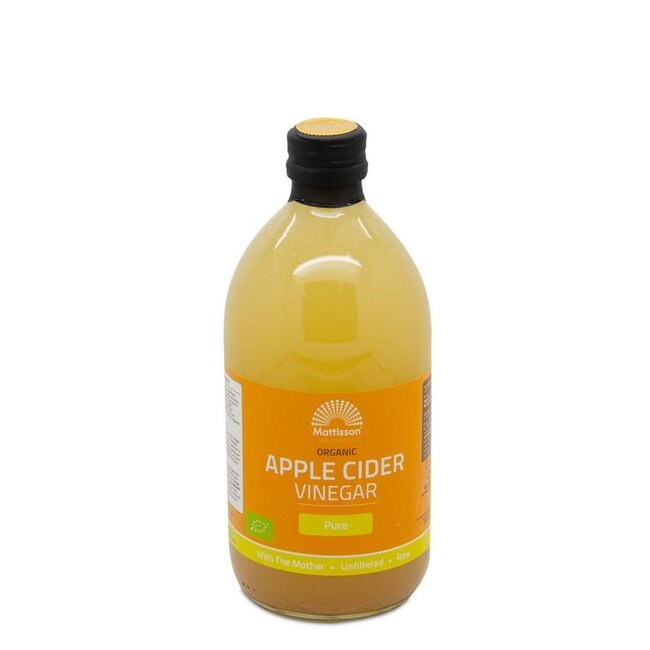 Mattisson Apple cider vinegar pure - appelazijn bio 500 Milliliter