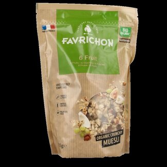 Favrichon Favrichon 6 Vruchten muesli bio 375 Gram