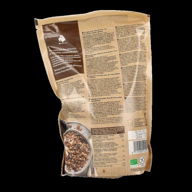 Muesli croustillant duo de chocolat Favrichon 375 g