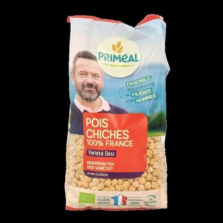 Primeal Primeal Kikkererwten desi uit Frankrijk bio 500 Gram