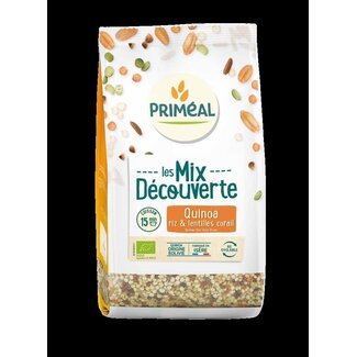Primeal Primeal Mix van quinoa, rijst & rode linzen bio 400 Gram