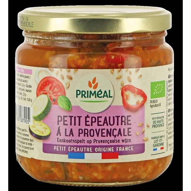 Primeal Eenkoornspelt provencaals uit Frankrijk eco bio 400 Gram