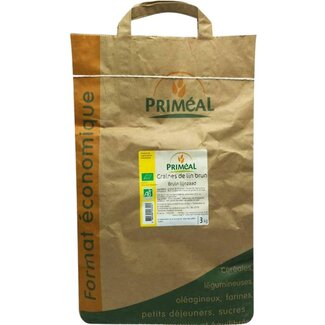 Primeal Primeal Lijnzaad bruin bio 3 Kilogram