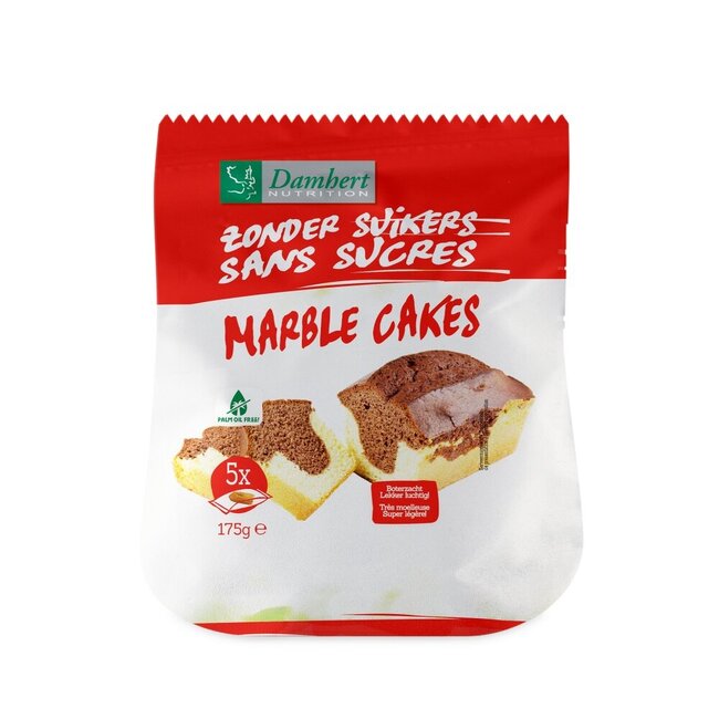 Damhert Marmercakes zonder suikers 175 Gram