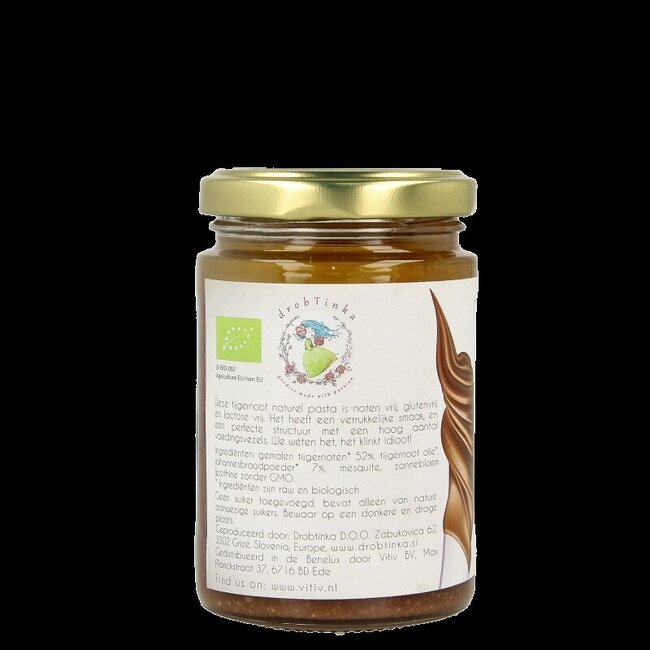 Vitiv Tijgernoot pasta johannesbrood bio 200 Gram