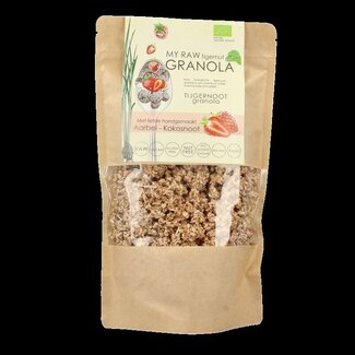 Vitiv Vitiv Tijgernoot granola aardbei/kokosnoot bio 230 Gram