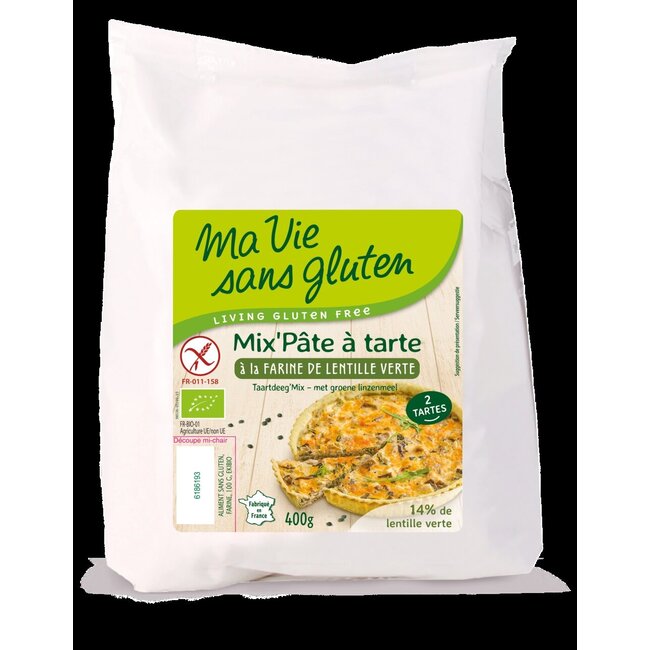 Ma Vie Sans Taartdeegmix zoet en hartig glutenvrij bio 400 Gram