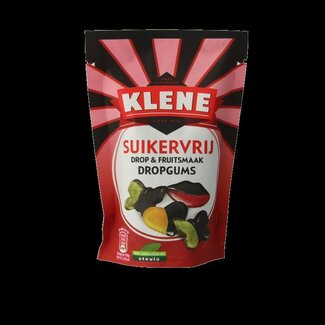 Klene Klene Dropgums suikervrij 110 Gram