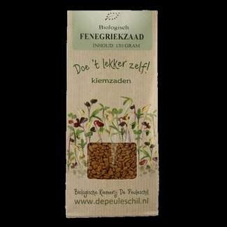 Peuleschil Peuleschil Fenegriek kiemzaad bio 130 Gram
