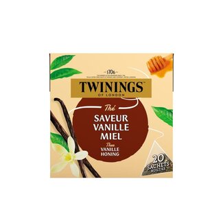Twinings Twinings Zwarte thee vanille honing 20 Zakjes