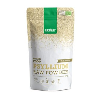 Purasana Purasana Psyllium poeder vegan bio 200 Gram