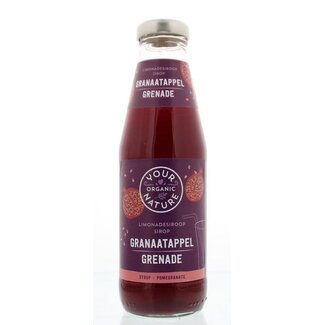 Your Organic Nature Your Organic Nature Limonadesiroop granaatappel bio 500 Milliliter