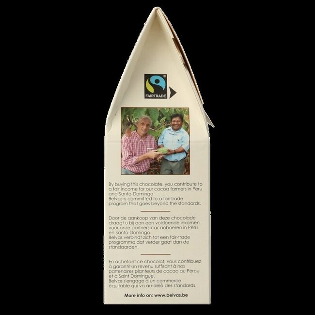 Belvas Noir au caramel légèrement salé bio 100 g