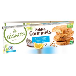 Bisson Bisson Sablé coco citron bio 150 g