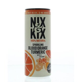 Nix & Kix Nix & Kix Blood orange turmeric blik 250 Milliliter