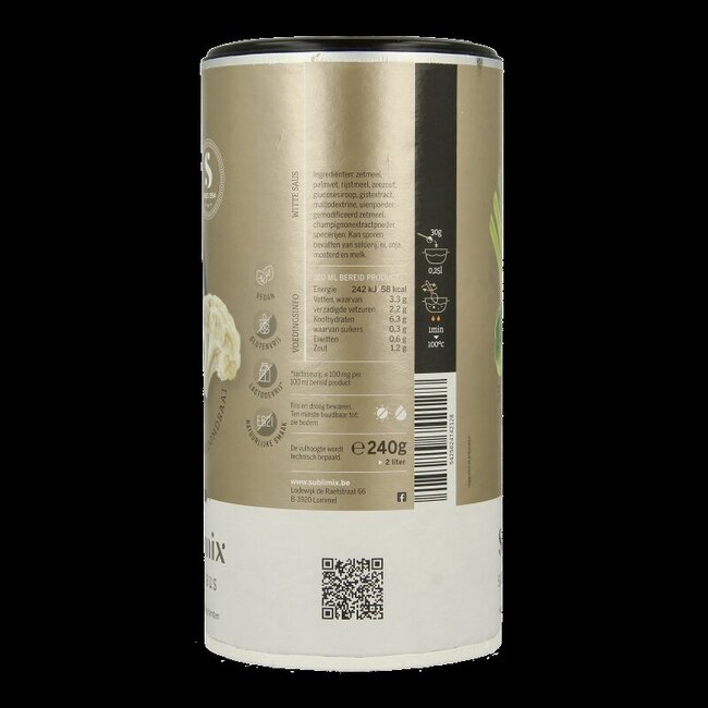 Sublimix Witte saus glutenvrij  240 Gram